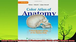 best book  Color Atlas of Anatomy A Photographic Study of the Human Body