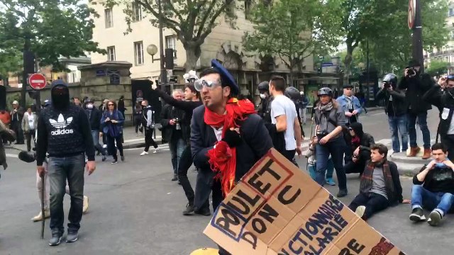 Radio Tongossa -Manifestation loi travail 2016 à Paris à Denfert-Rochereau le mardi 17 mai 2016