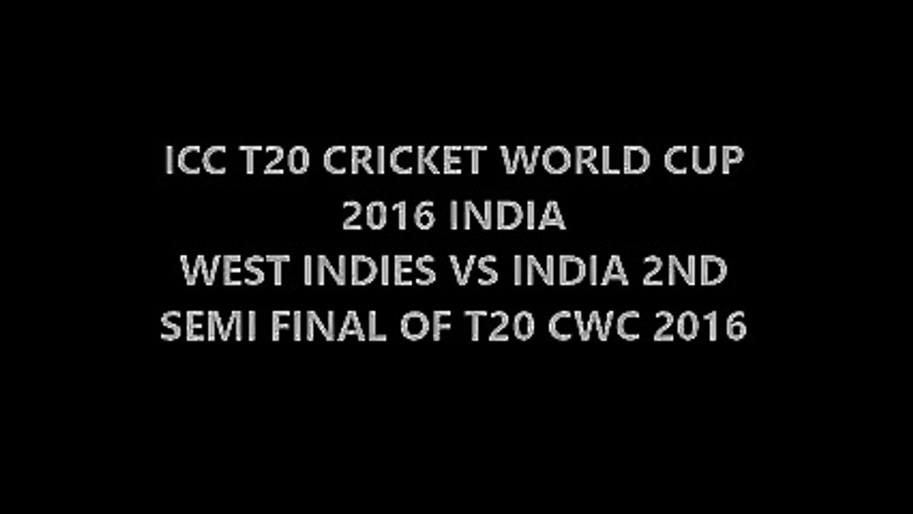 West Indies won by 7 wickets (with 2 balls remaining) WI KICK OUT India from World T20 Race