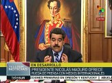Nicolás Maduro: Venezuela no acepta chantajes ni amenazas opositoras