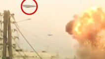 UFO Captured On Film Exploding Near ISIS Base