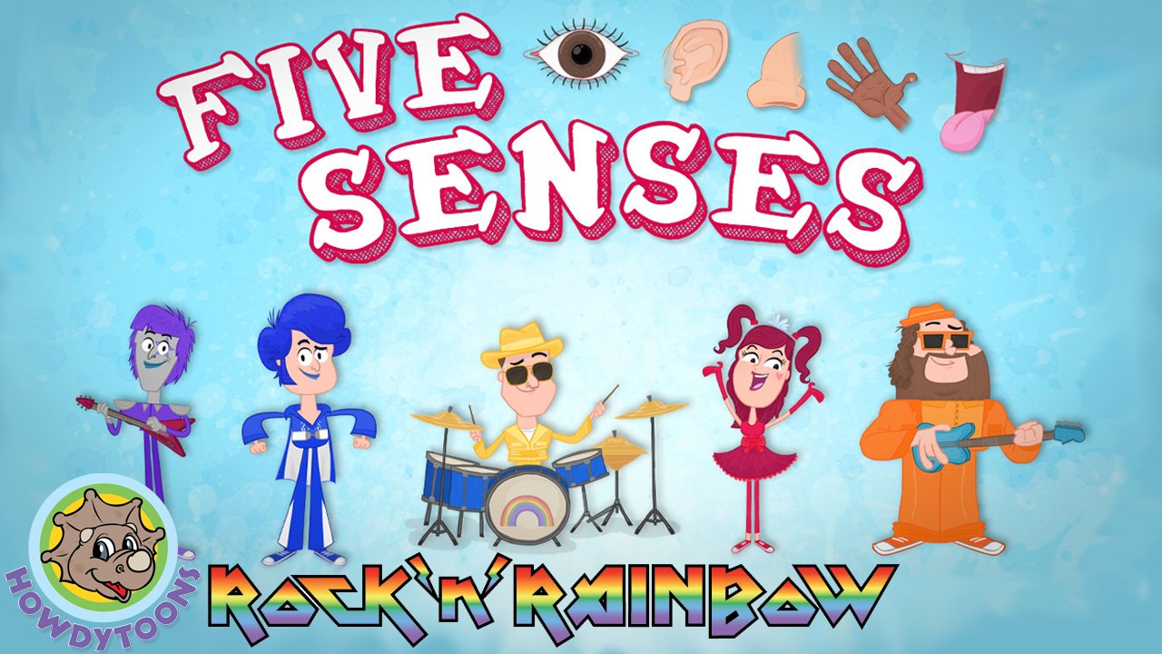 5 Senses - a new Counting Song by Rock'n'Rainbow from Let's Boogie ...