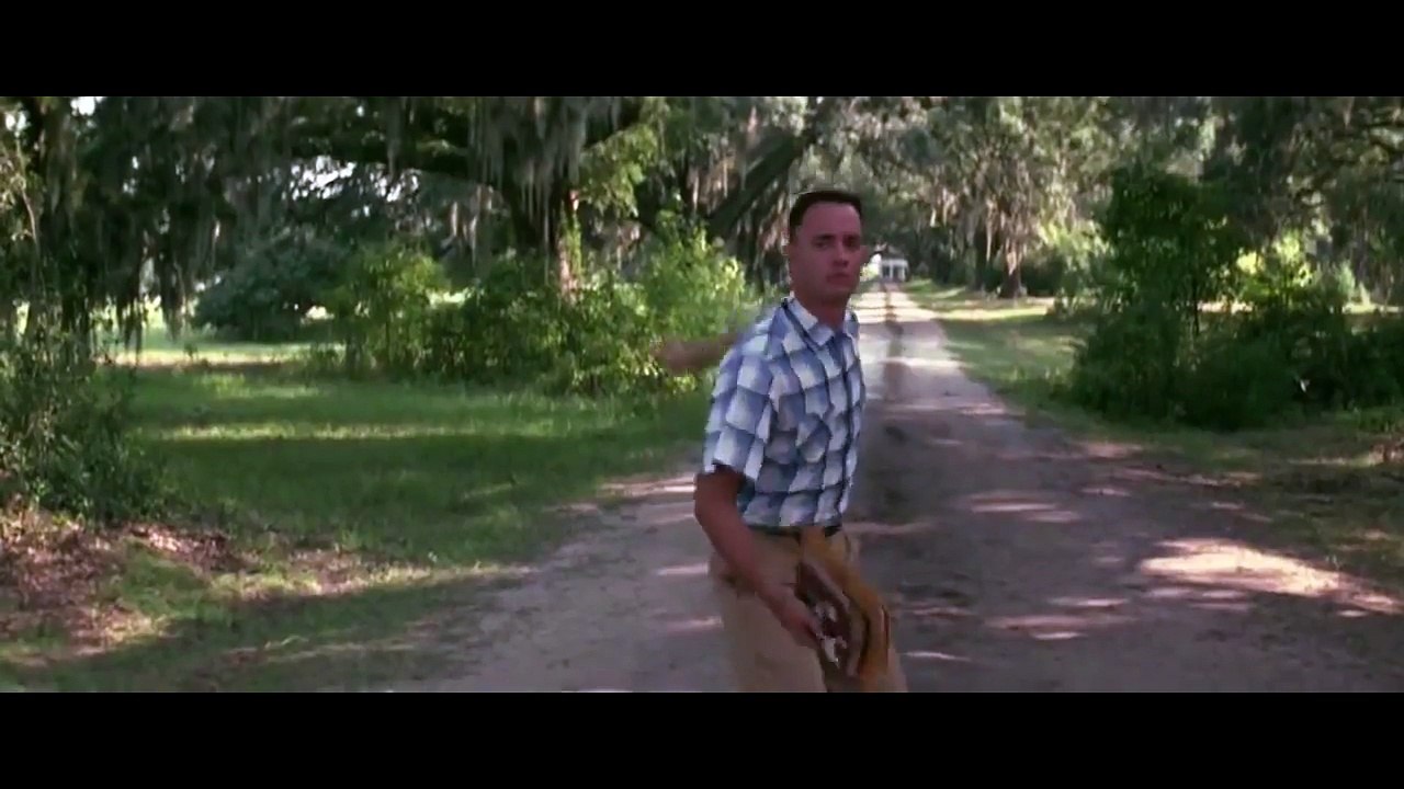 Forrest Gump is running in the 90's