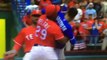 Rougned Odor Punches Jose Bautista In The Face (MLB), Chaos Insues May 15, 2016