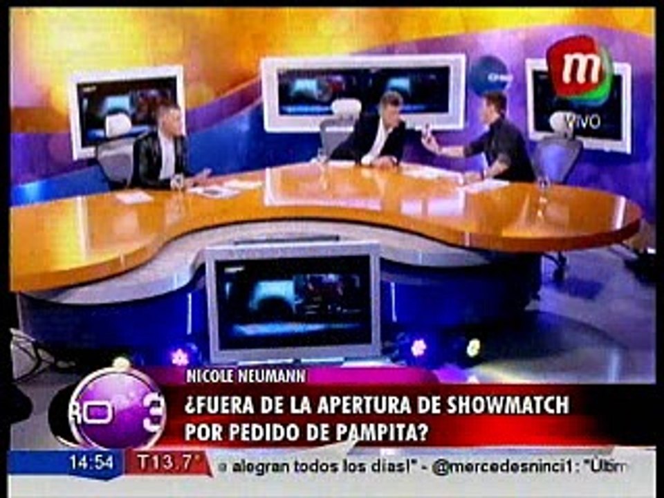 ¿Nicole Neumann fuera de la apertura de Showmatch por Pampita?