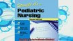new book  Straight As in Pediatric Nursing