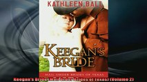 FAVORIT BOOK   Keegans Bride Mail Order Brides of Texas Volume 2  FREE BOOOK ONLINE