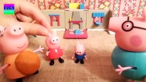 Peppa Pig toys Mummy Pig pregnant - Dough doctor's case new funny video for kids compilation