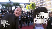 Zapping cannois avec Julie Gayet, Kristen Stewart, Hatem Ben Arfa - 17/03 - Cannes 2016 - Canal 