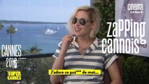 La Minute du Zapping Cannois avec Kristen Stewart, Julie Gayet, Robert de Niro - 17/03 - Cannes 2016 - CANAL+