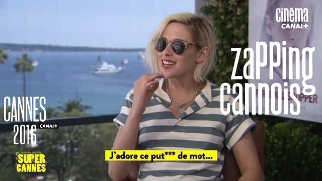 La Minute du Zapping Cannois avec Kristen Stewart, Julie Gayet, Robert de Niro - 17/03 - Cannes 2016 - CANAL+