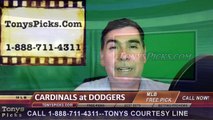 St Louis Cardinals vs. LA Dodgers Pick Prediction MLB Baseball Odds Preview 5-14-2016