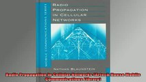 READ book  Radio Propagation in Cellular Networks Artech House Mobile Communications Library Full Free