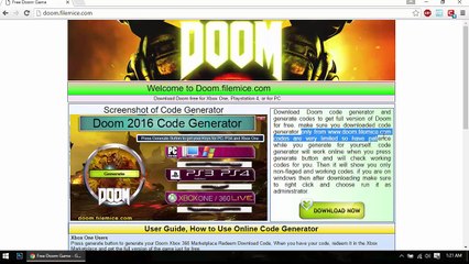 Doom 2016 PlayStation 4 giveaways