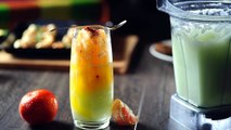 Así puedes hacer un frappé de pepino con mandarina