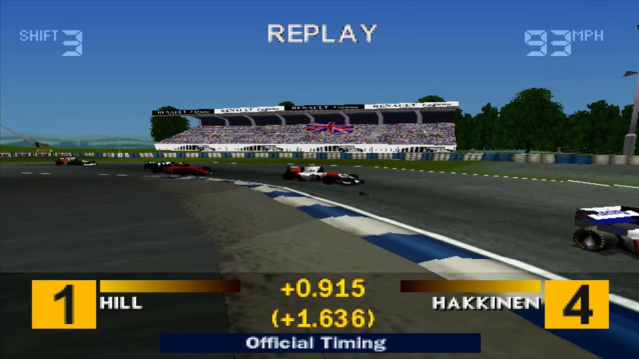 Formula 1 (95 - 96) - Gameplay (Replay)