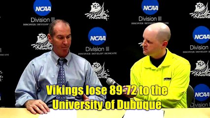 North Park University Men's Basketball vs. University of Dubuque Dec. 19, 2015