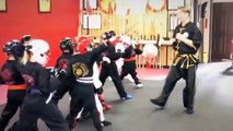 Kids Karate Sparring Self Defense Kicking Drills Encinitas Carlsbad -West Coast Martial Arts Academy