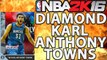 DIAMOND KARL ANTHONY TOWNS AMAZING CENTER NBA 2K16 MYTEAM GAUNTLET