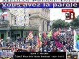 Télévision-Bordeaux-33 les manifestants ne désarme pas contre la loi travail et le 49-3