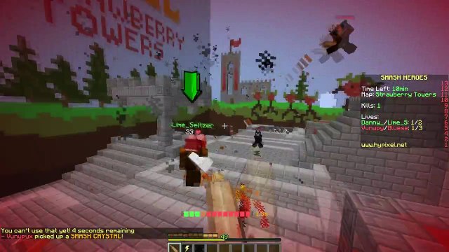 Hypixel Smash Heros! New Minecraft Minigame! - Winning!