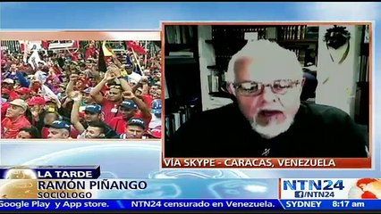 “El Gobierno está asustado y es capaz de hacer cualquier cosa”: Sociólogo Ramón Piñango