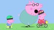 Peppa Pig English - Peppa learns how to ride a bike clip
