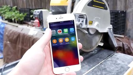 Can an iPhone 6S Survive a Diamond Blade