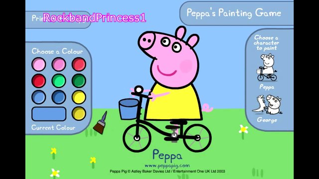 Peppa Pig Paint And Color Games Online - Peppa Pig Painting Games - Peppa Pig Coloring Games