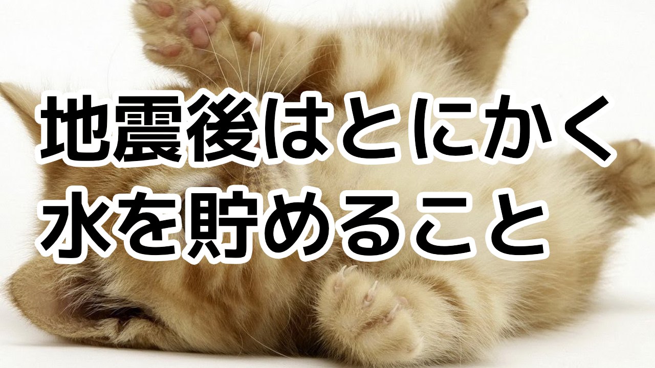 地震発生後にとるべき行動（まとめ）