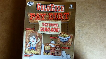 Scratch n Win Fiveday Gold Rush Pay Dirt