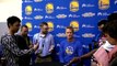 Steve Kerr Interview at Practice Thunder vs Warriors - Game 1 Preview 2016 NBA Playoffs