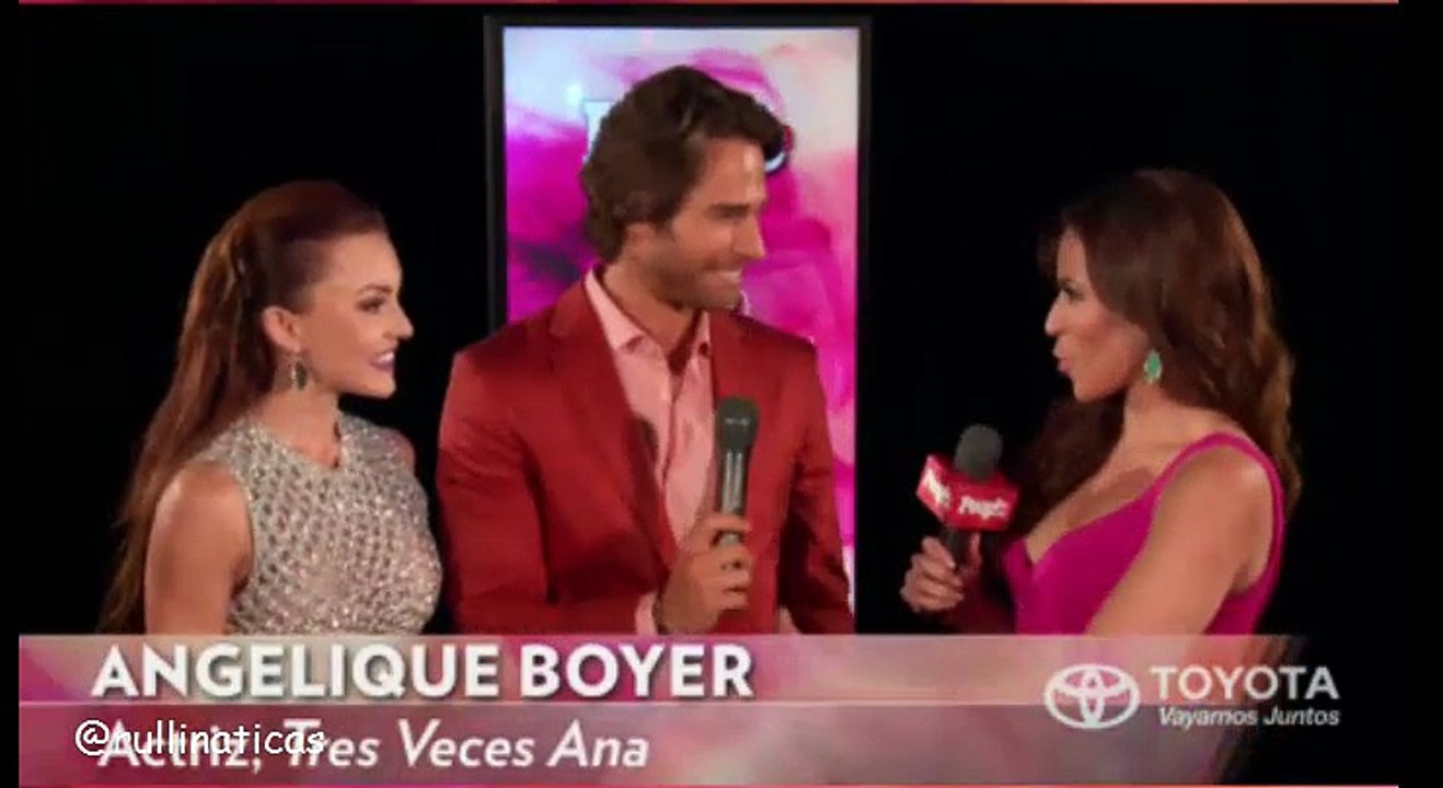 Sebastian Rulli y @Angelique Boyer ENTREVISTA evento  50 mas bellos 2016