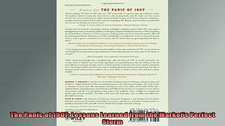 Most popular  The Panic of 1907 Lessons Learned from the Markets Perfect Storm