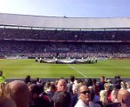 Tifo Feyenoord-Ajax + opkomst spelers