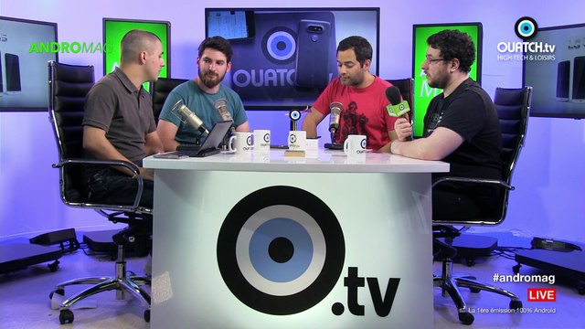 ANDROMAG S03E17 : LG G5, Huawei P9 Lite, Honor V8 et Wiko Fever SE