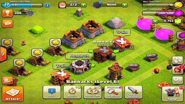 Clash of Clans - GEMMING RUSHED BASE to MAXED OUT BASE!!