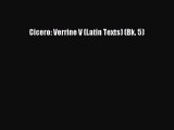 PDF Cicero: Verrine V (Latin Texts) (Bk. 5)  EBook