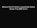 PDF Advanced Word Problems & Quantitative Review (Veritas Prep GMAT Series)  EBook