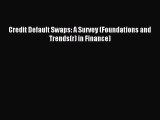 Read Credit Default Swaps: A Survey (Foundations and Trends(r) in Finance) PDF Free