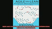 FREE EBOOK ONLINE  Agile and Lean Program Management Scaling Collaboration Across the Organization Online Free