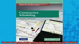 READ book  Construction Scheduling Principles and Practices 2nd Edition Full EBook