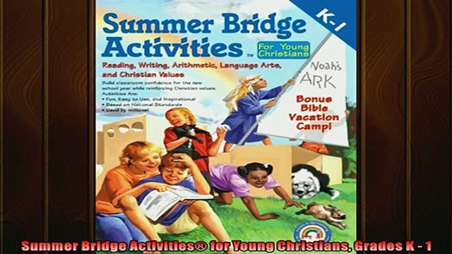 FREE PDF Summer Bridge Activities for Young Christians Grades K 1 BOOK ONLINE