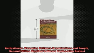 READ book  Antipatterns Managing Software Organizations and People Second Edition Applied Software Online Free