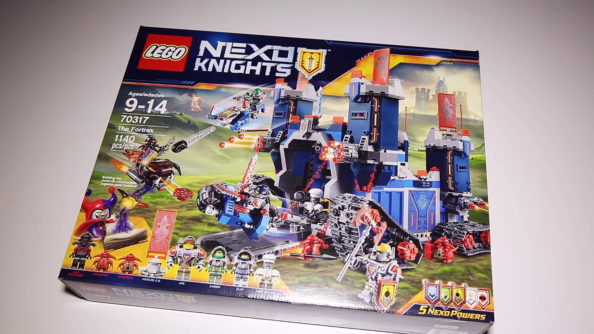 Lego Nexo Knights 70317 The Fortrex paired with Merloks Library 2 - video  Dailymotion