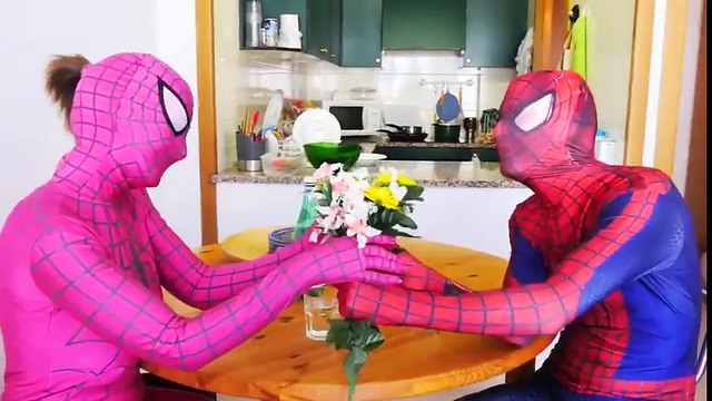 SPIDERMAN vs VENOM & JOKER TOILET BATTLE w_ Pink Spidergirl Frozen Elsa Gollum - Funny Superheroes