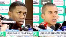 Orlando Berrío y David Castañeda hablaron en la previa del juego entre Nacional y Rosario Central · Copa Libertadores 2016 (cuartos, vuelta)