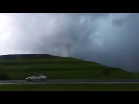 Funnel Cloud Spotted Over Fort Pierce as Storms Drench Central Florida