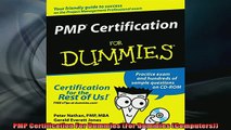 FREE EBOOK ONLINE  PMP Certification For Dummies For Dummies Computers Full EBook