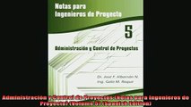 READ book  Administración y Control de Proyectos Notas para Ingenieros de Proyecto Volume 5 Full EBook